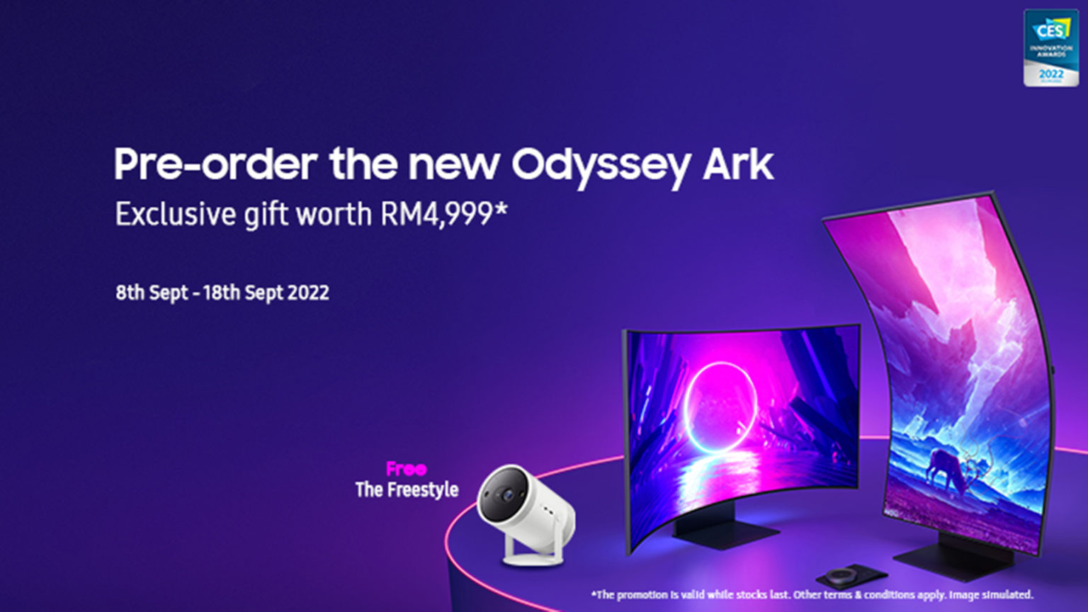 Pre Order Samsung Odyssey Ark From Until September And Receive The