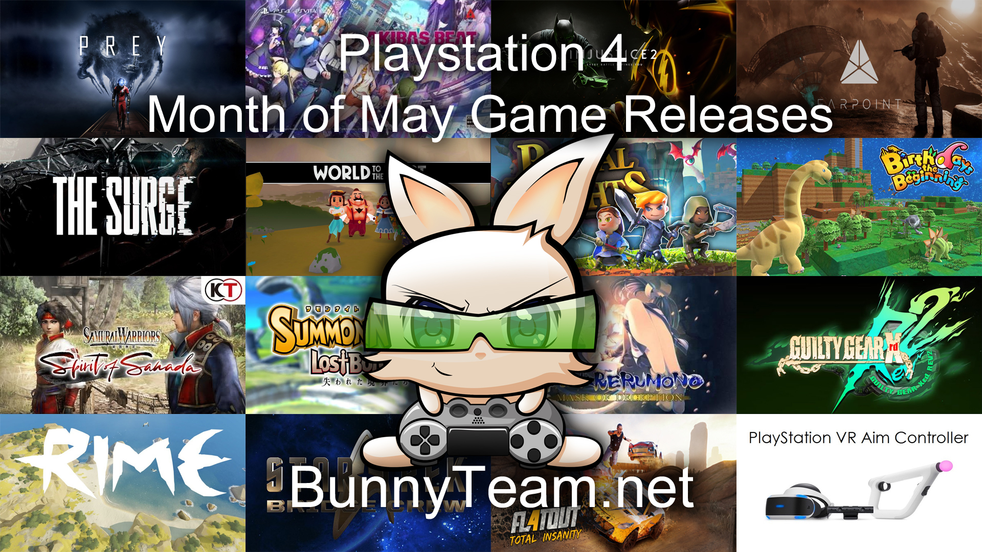 Playstation 4 May Releases