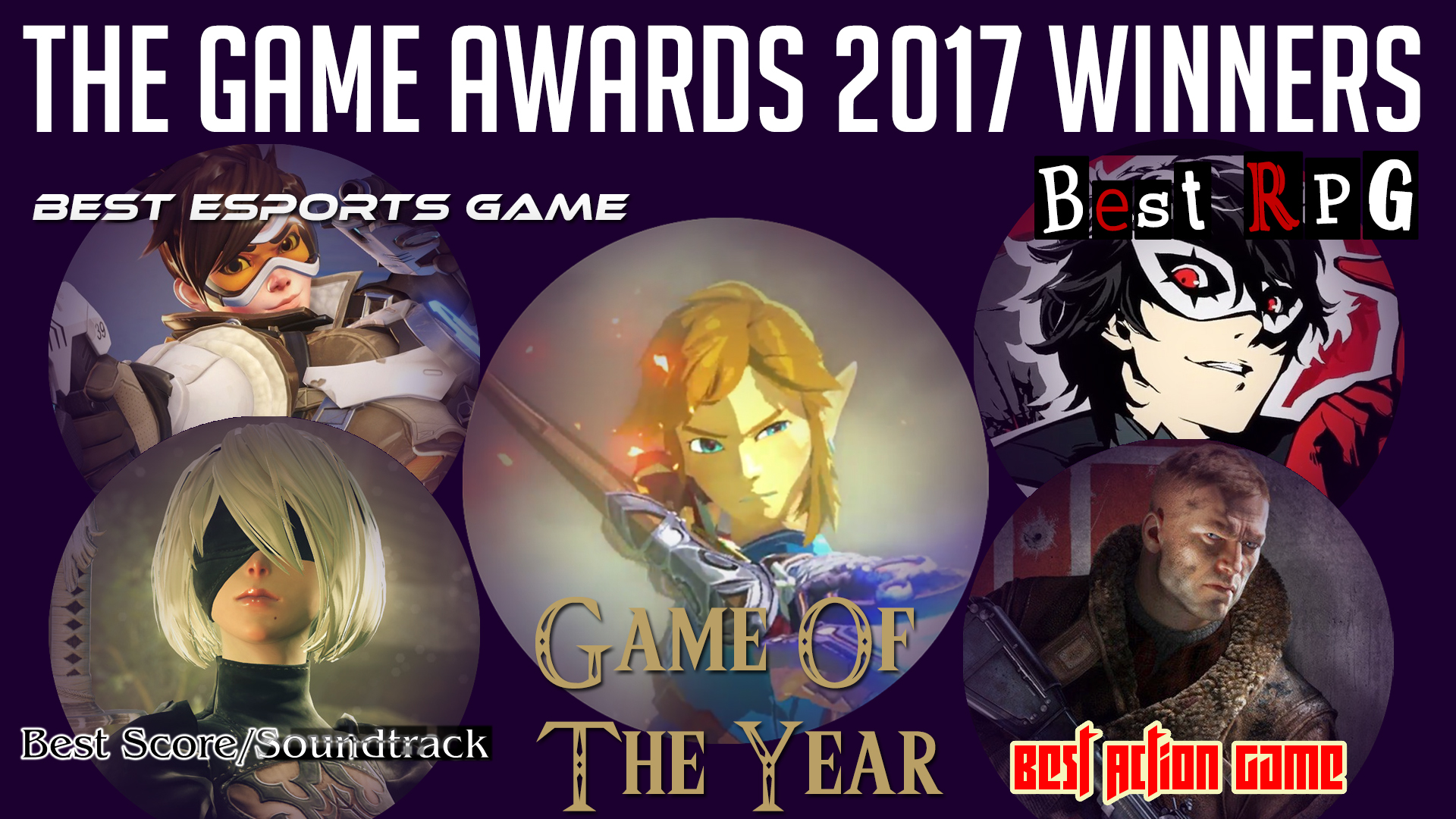 Game Awards 2017 Full Winner List