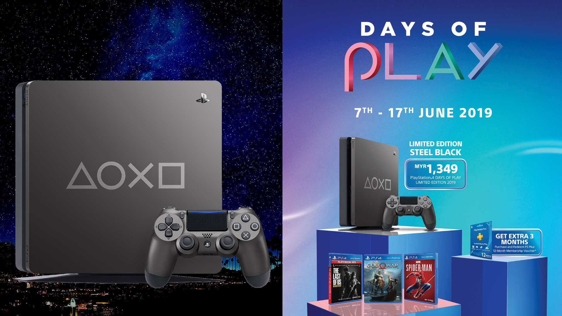 PS4 DAYS OF PLAY LIMITED EDITION - JUNE 7, 2019. - BunnyGaming.com