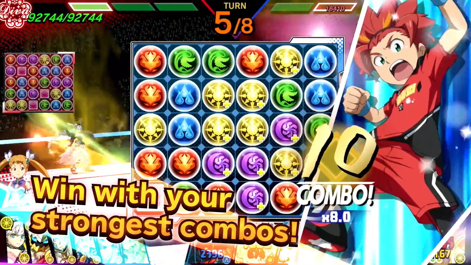 Puzzle & Dragons GOLD New English Gameplay Trailer