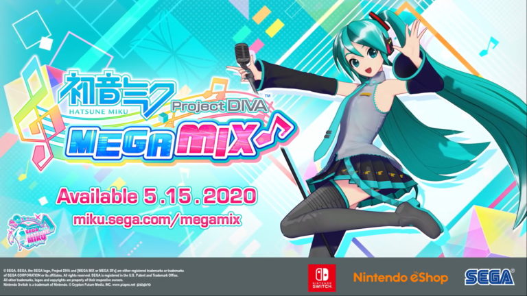 Hatsune Miku: Project DIVA Mega Mix Launches Exclusively on Nintendo Switch on May 15, 2020 