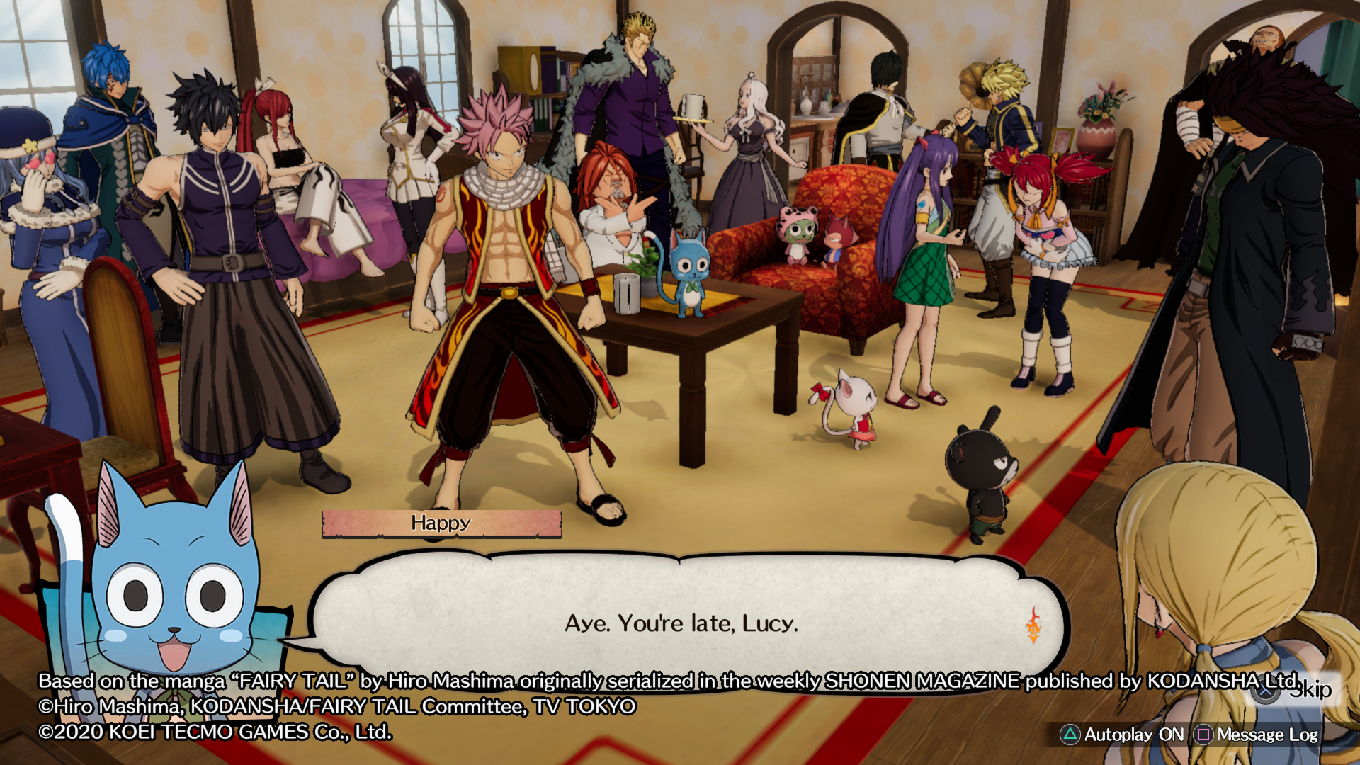 Fairy Tail RPG Uses a Five Members Party System, Grid System in Battle