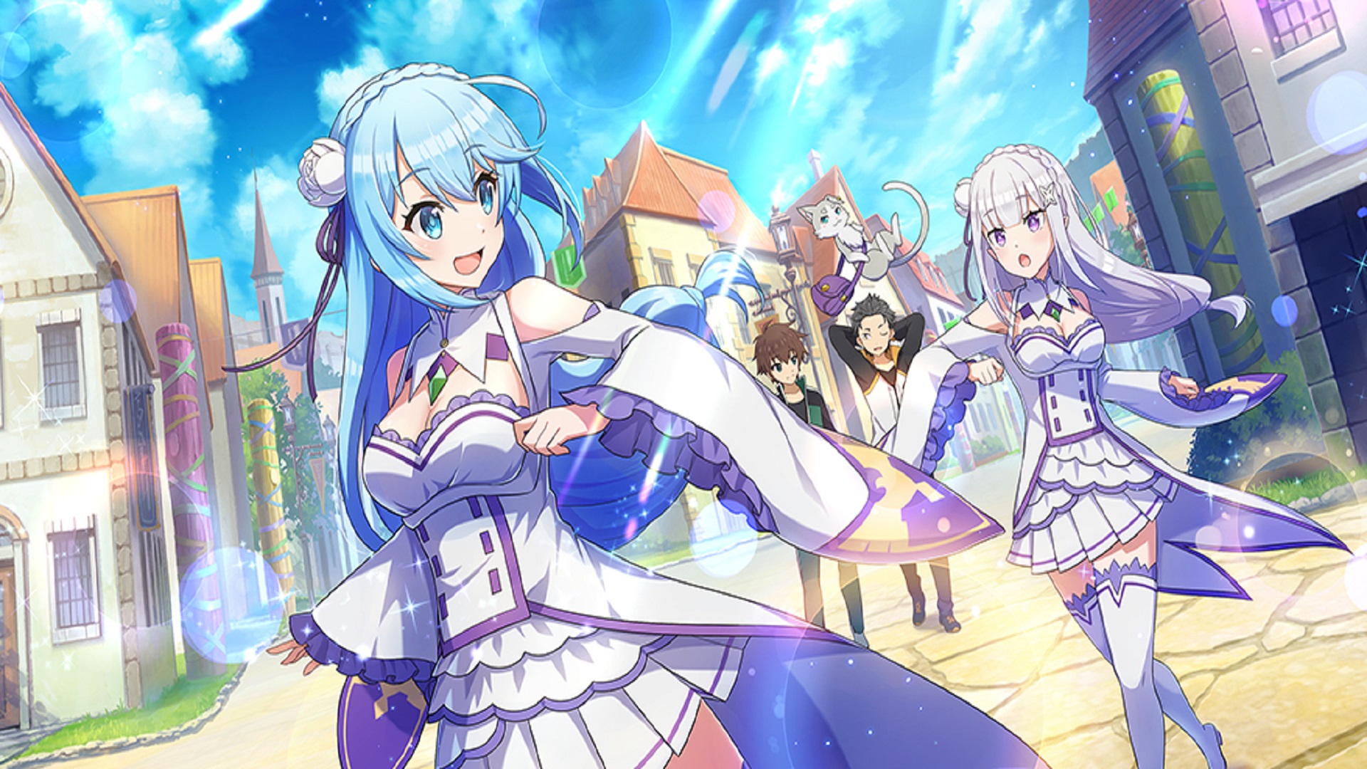 Hit Anime Re:ZERO Crosses Over To Mobile RPG KonoSuba: Fantastic Days ...