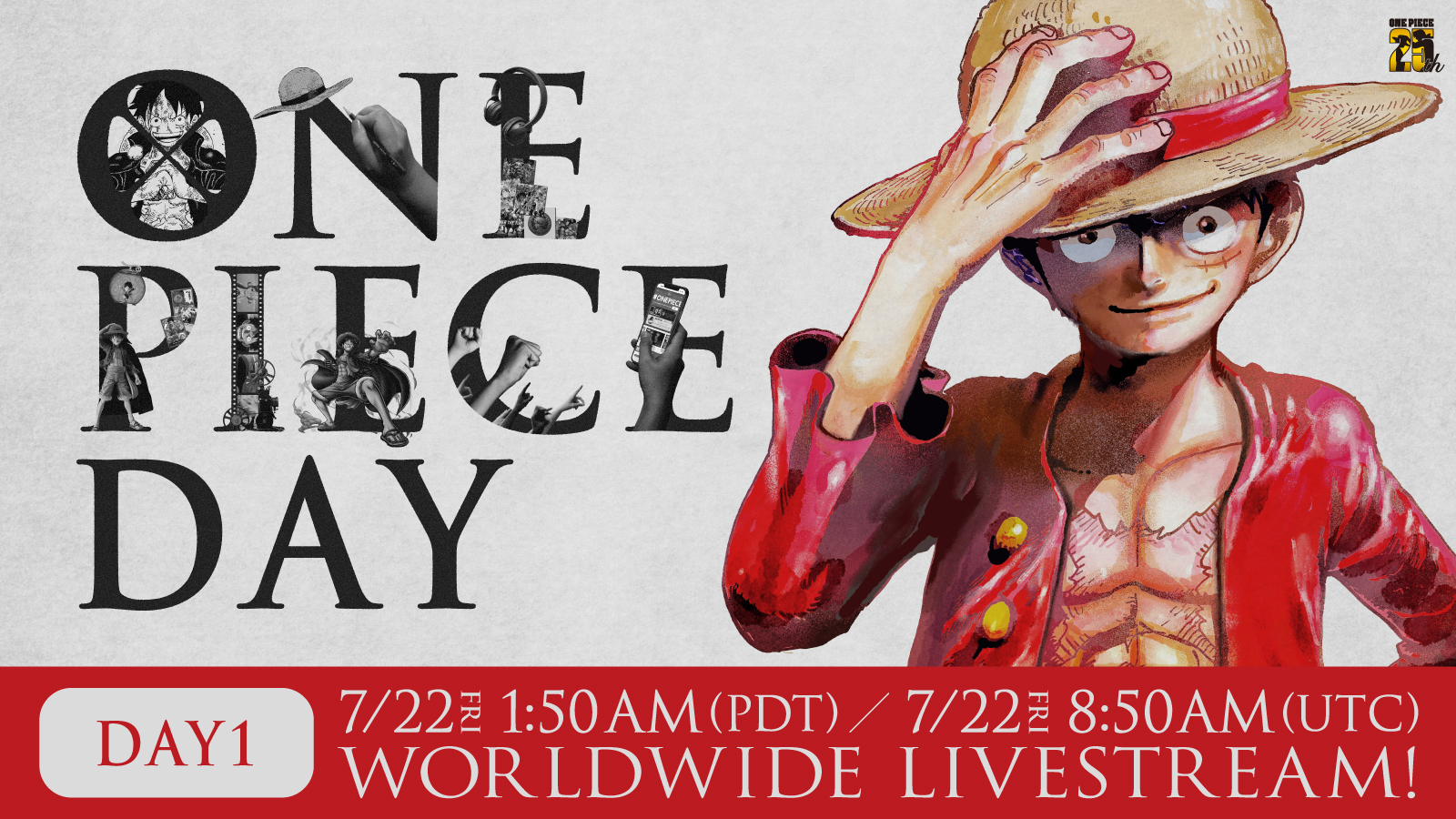 ONE PIECE DAY Livestream Program Schedule Announced!