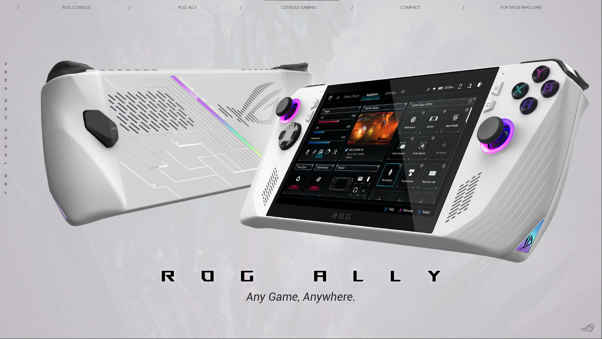 Pack Console ROG Ally Z1 Extreme + ROG Raikiri Controller + Travel