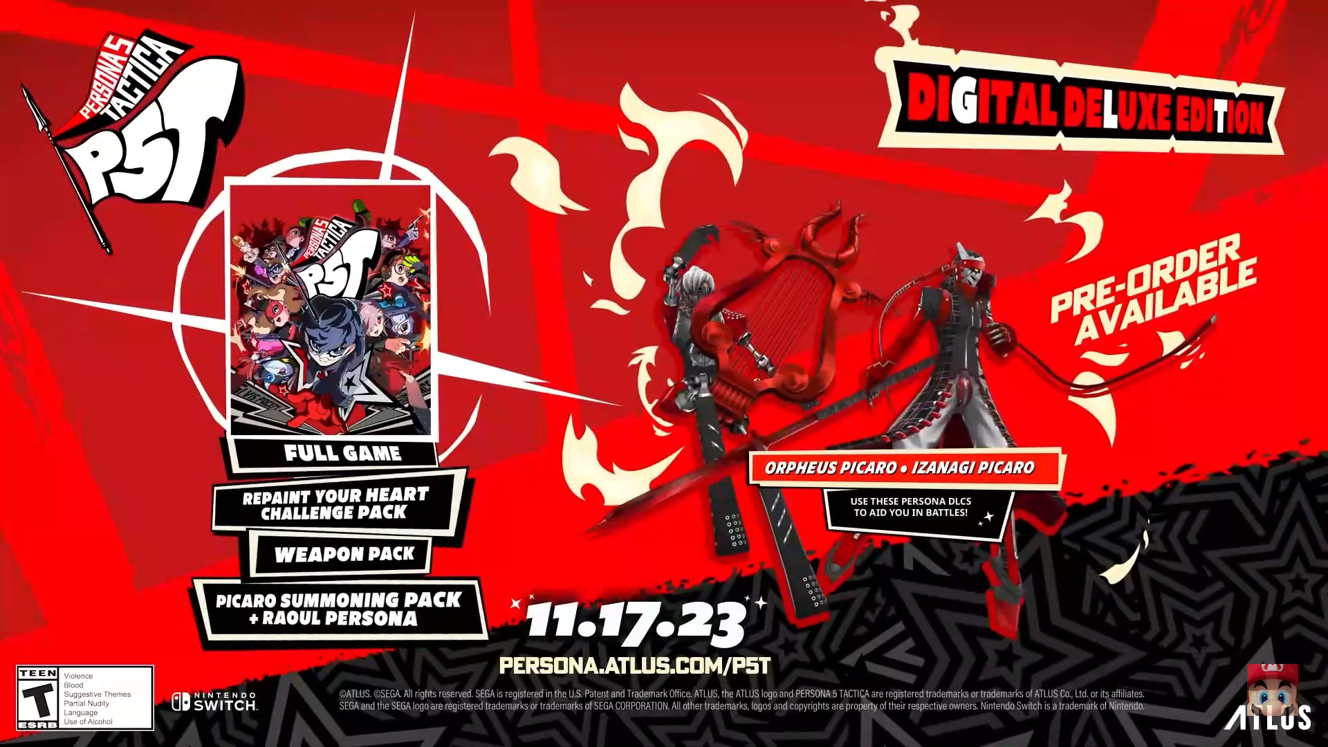 Ignite Your Heart As Persona 5 Tactica Shares A Gameplay Trailer ...